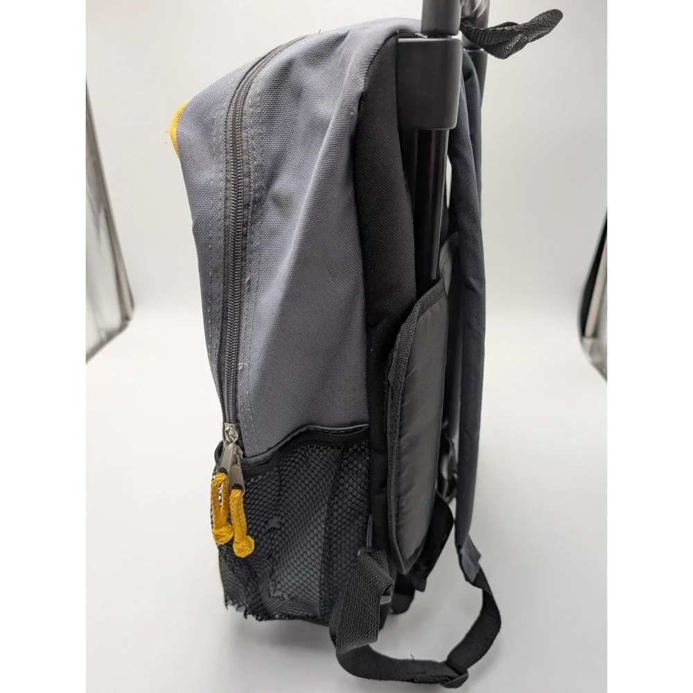 Vintage Yu Gi Oh  ENTER THE SHADOW REALM ROLLING BACKPACK  BLACK YUGIOH BOOK BAG